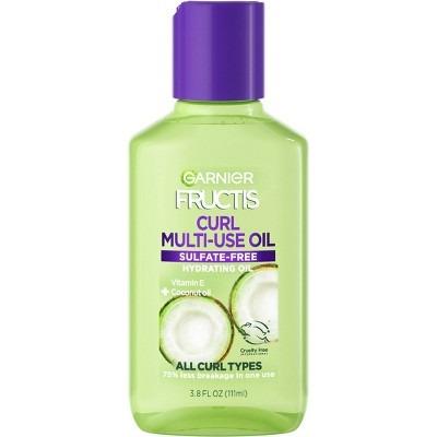Garnier Fructis Curl Multi-Use Hydrating Oil for All Curl Types 3 Uses - 3.8 fl oz