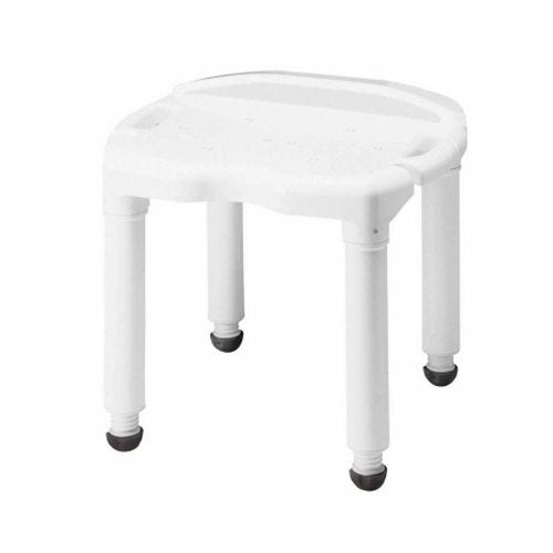 Carex, Shower Bench Carex Without Arms Plastic Frame Without Backrest 16 to 21 Inch Height, Count of 1