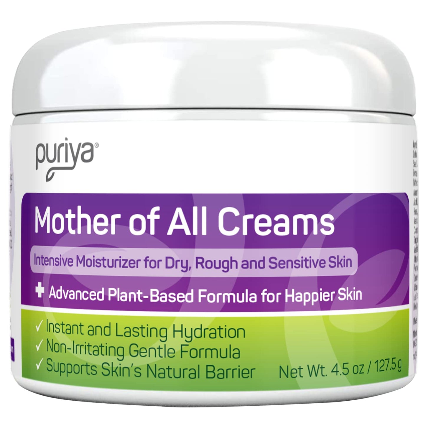 Puriya Intensive Moisturizer with Honey, Shea Butter, Hydrating, Soothing for Dry, Irritated, Sensitive Skin, Daily Multi Purpose Cream for Hands, Body, Long Lasting, Plant Based Mother of All Creams