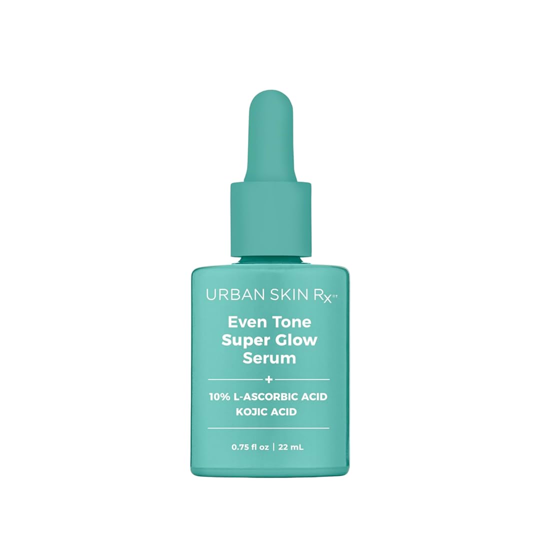 Even Tone Super Glow Serum, USRx¨, Anti-Aging Serum Brightens, Firms, and Smoothes to Improve the Appearance of Wrinkles, Sun Damage, and Dark Spots, with 10% Vitamin C and Key Ingredients, 0.5 Fl Oz