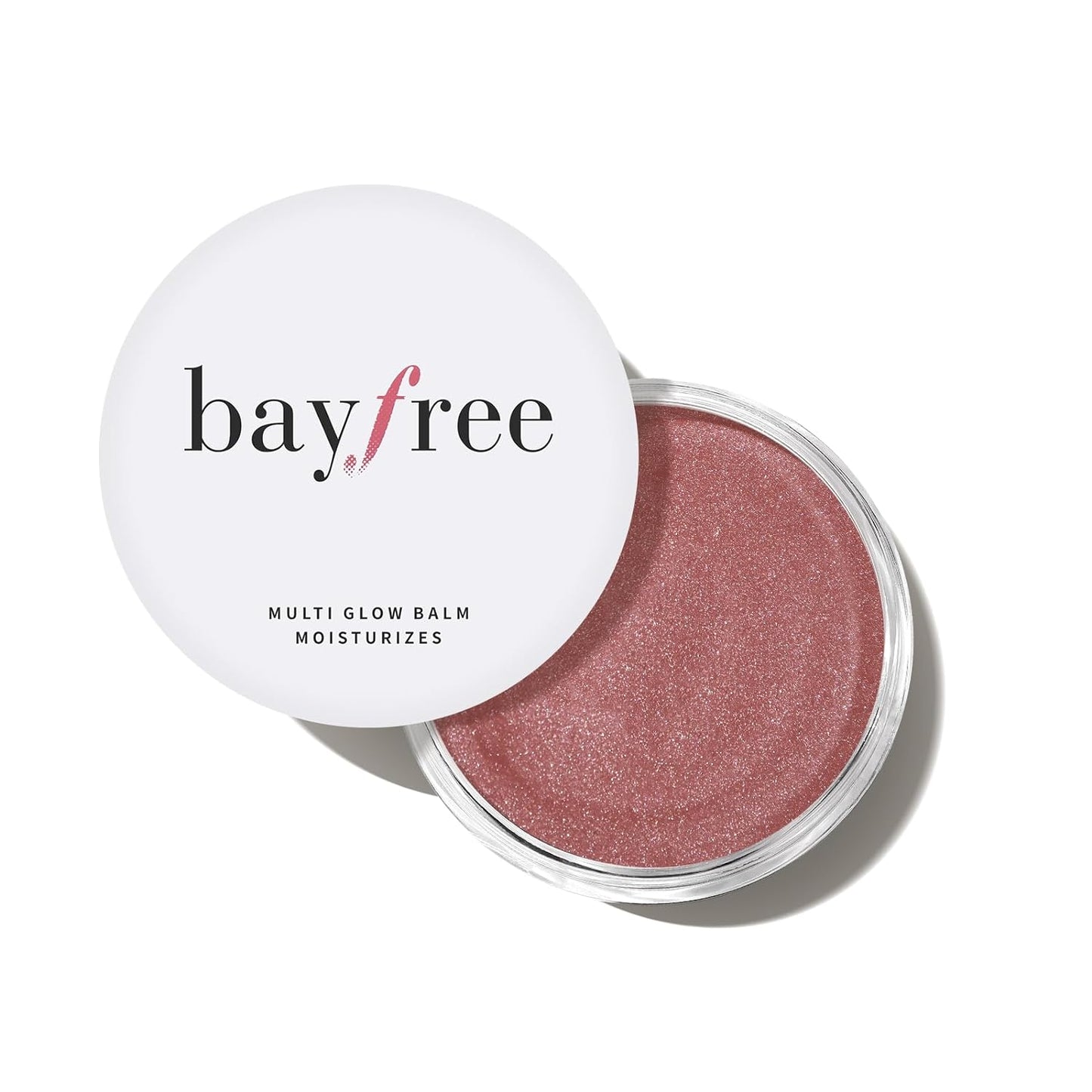 bayfree Mulit Glow Balm, Cream Blush for Cheeks, Face Makeup, Radiant Finish, Hydrating, Creamy, Lightweight & Blendable Color, Vegan & Cruelty-Free, 0.63 Oz (Rose Crystal)