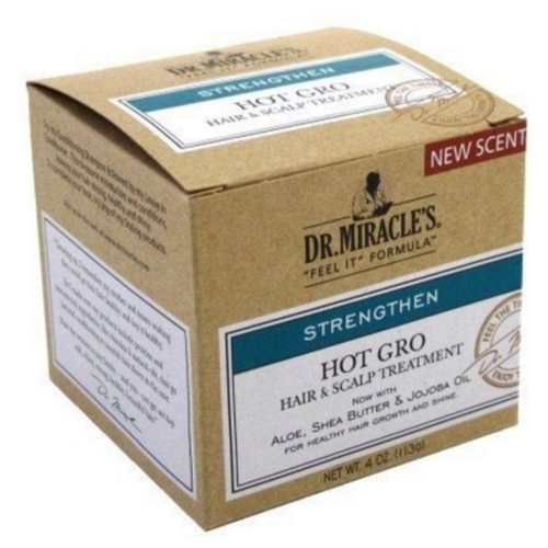 Dr. Miracle's Strengthen Hot Gro Hair & Scalp Treatment, 4 oz - Regular Strength