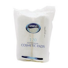 ATHENA COTTON COSMETIC PADS WHITE 120