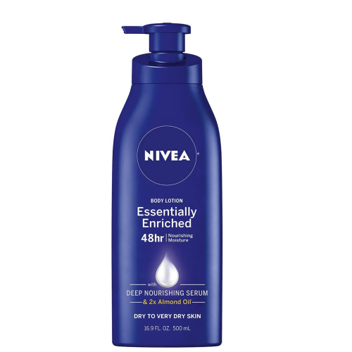 NIVEA Essentially Enriched Body Lotion,Dry to Very Dry Skin, 16.9 Fl Oz