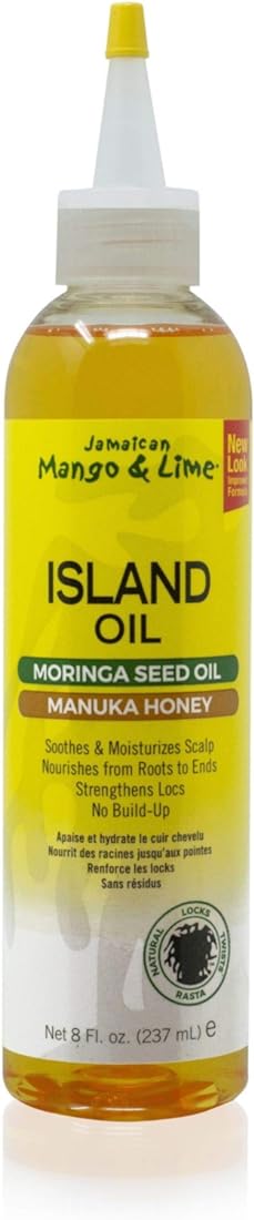 Jamaican Mango & Lime"Island Oil, Scalp Oil" - 8 Oz,Pack of 2