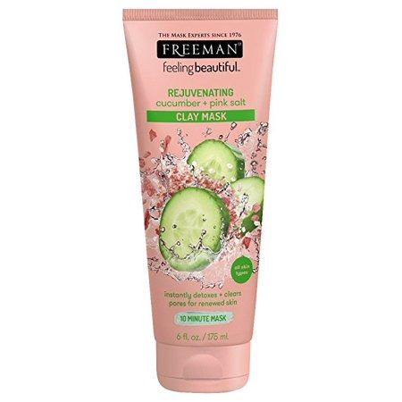 Freeman Feeling Beautiful Cucumber + Pink Salt Clay Mask - 6.0 oz