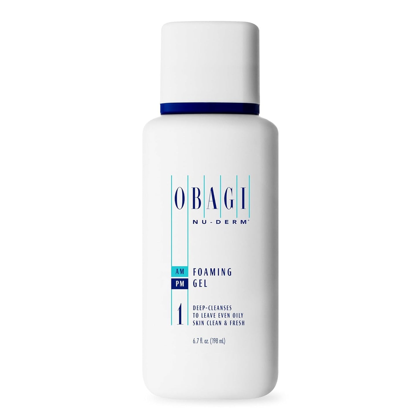 Obagi Nu-Derm Foaming Gel for Face Ð Hydrating Cleanser With Aloe Vera Ð Foaming Facial Cleanser Ð Lightweight Face Cleanser Ð Skincare Product for Smooth Skin - Deep-Cleansing Formula - 6.7fl oz