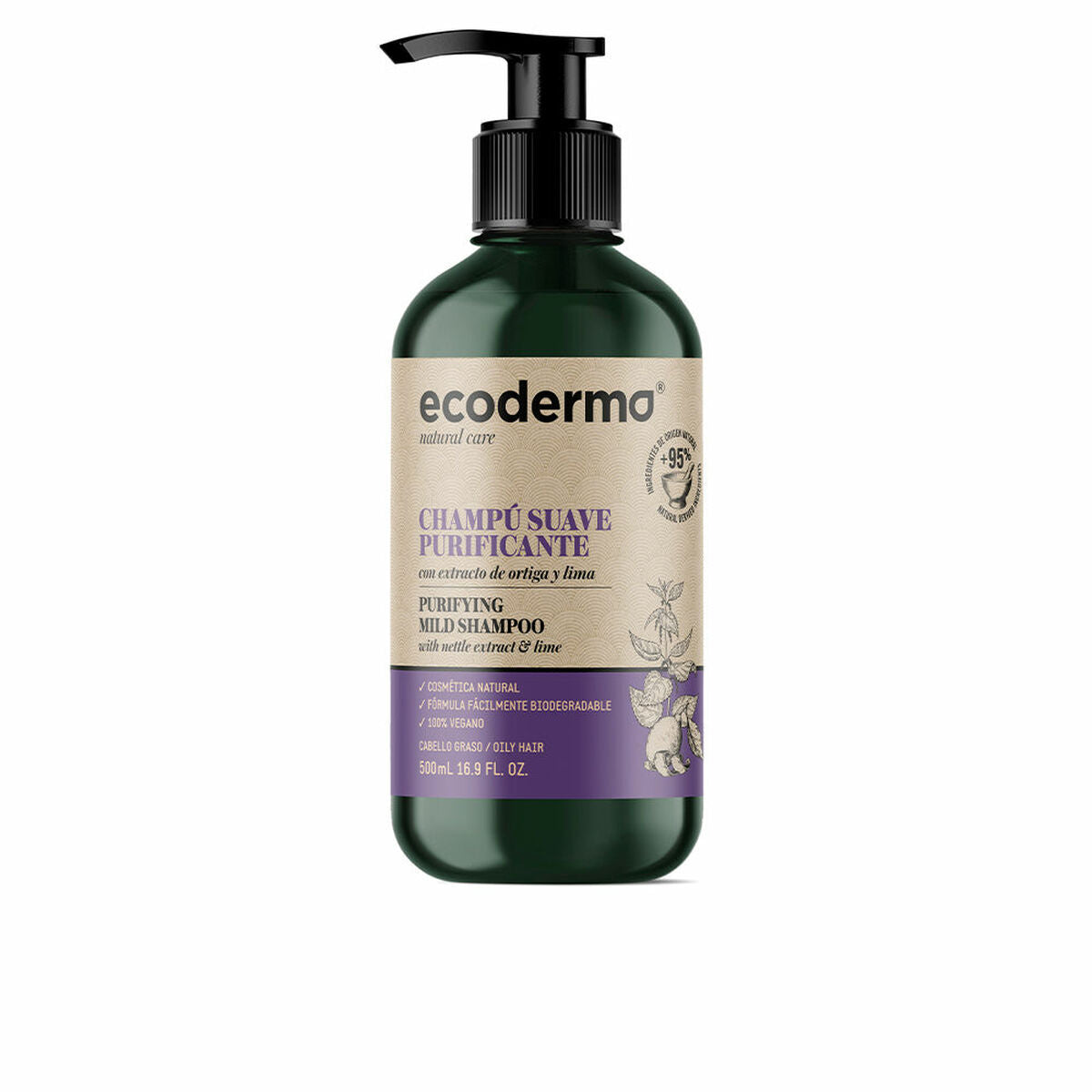 Purifying Shampoo Ecoderma 500 ml