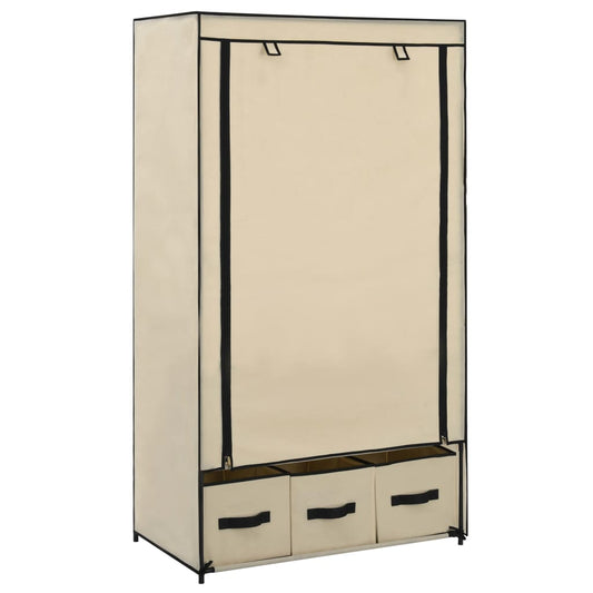 Wardrobe 34.3&quot;X9.3&quot;X62.6&quot; Fabric