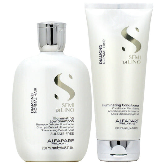 Semi Di Lino Diamond Illuminating Low Shampoo & Conditioner | For Normal Hair