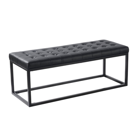 Porthos Home Marlena Side Bench Black