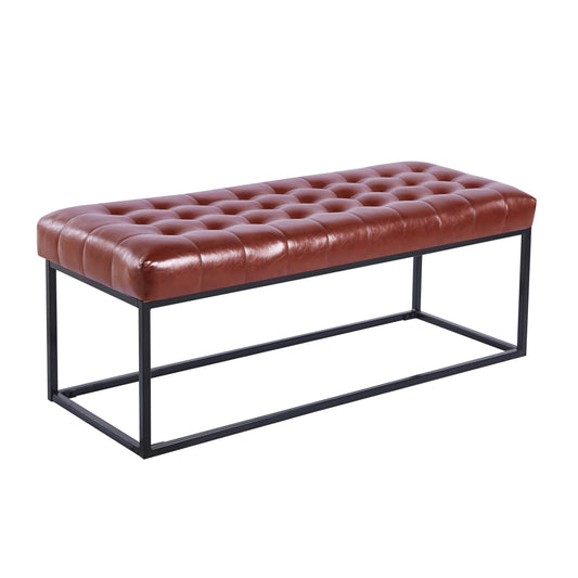 Porthos Home Marlena Side Bench Brown