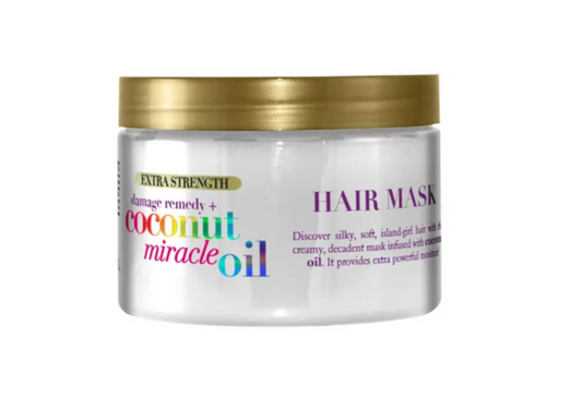 Ogx Coconut Miracle Oil Damage Remedy Hair Mask 6 Ounce Jar (3 Pack)