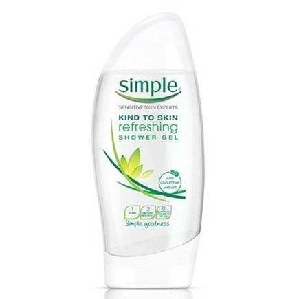 Simple Kind To Skin Refreshing Shower Gel 250ml