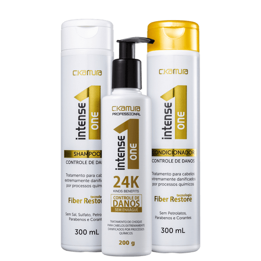 C.Kamura Intense One 24k Kit Trio Damage Control (3 Products)
