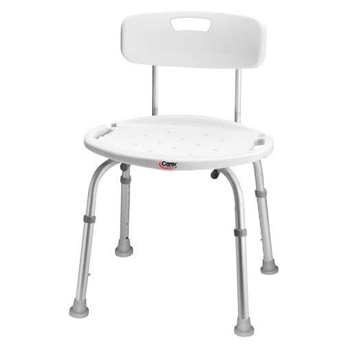 Carex Adjustable Bath & Shower Seat with Back