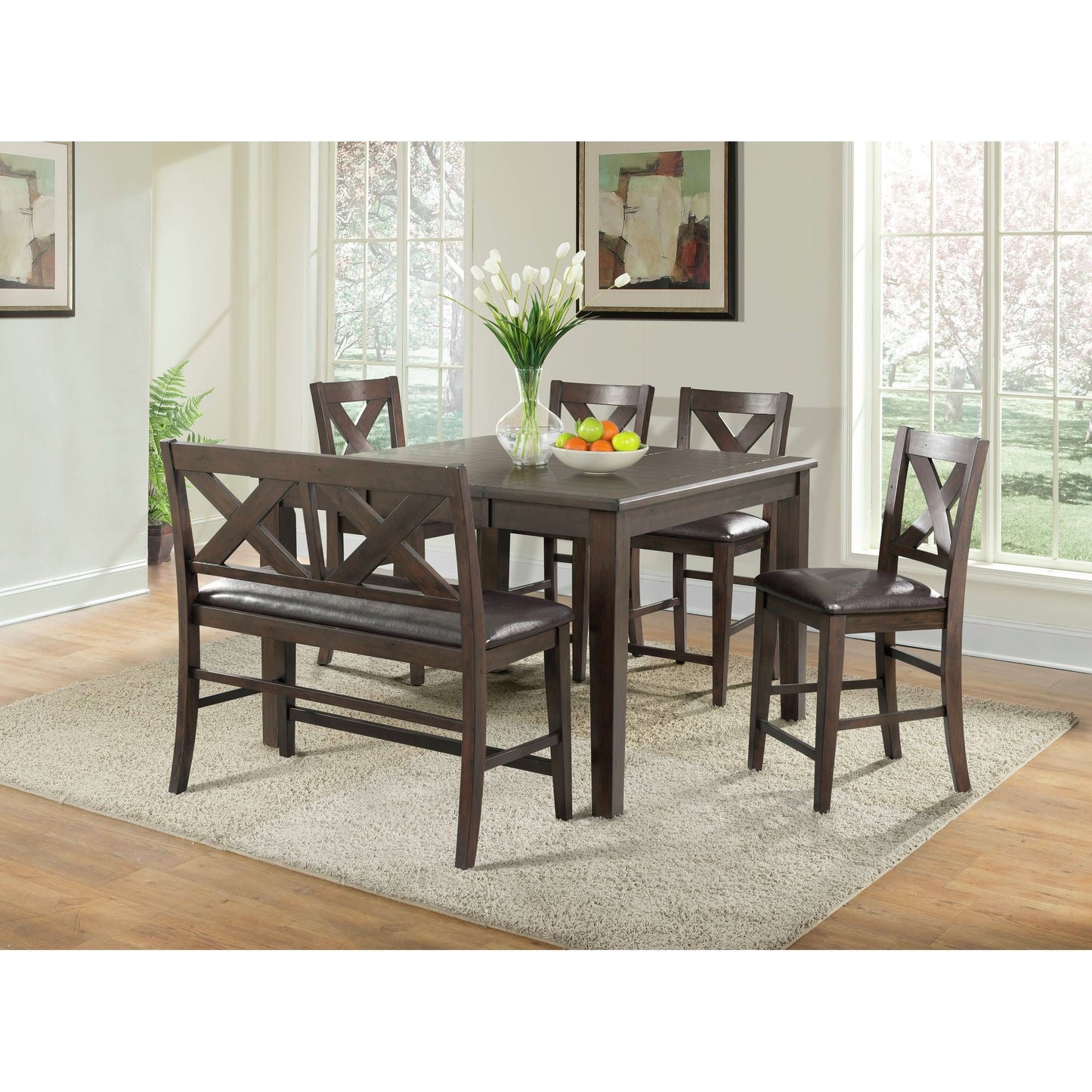 Copper Ridge Counter Bench