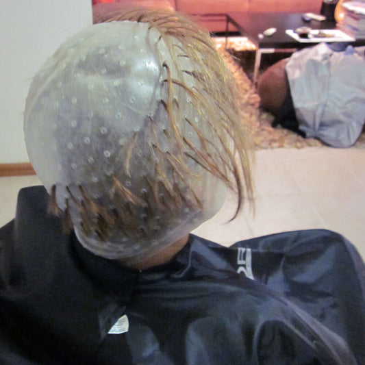 Silicone Hair Highlight Cap Kit. Shop Hair Coloring Accessories on Mounteen. Worldwide shipping available.