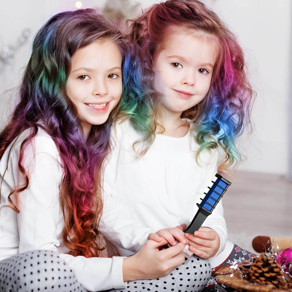 Temporary Hair Dye Chalk Comb. Shop Hair Color on Mounteen. Worldwide shipping available.