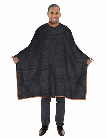 Betty Dain Brooklyn Denim Print Barber Cape